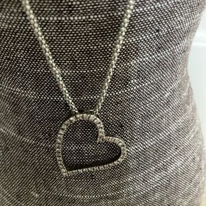 SS and CZ Heart Necklace💗
